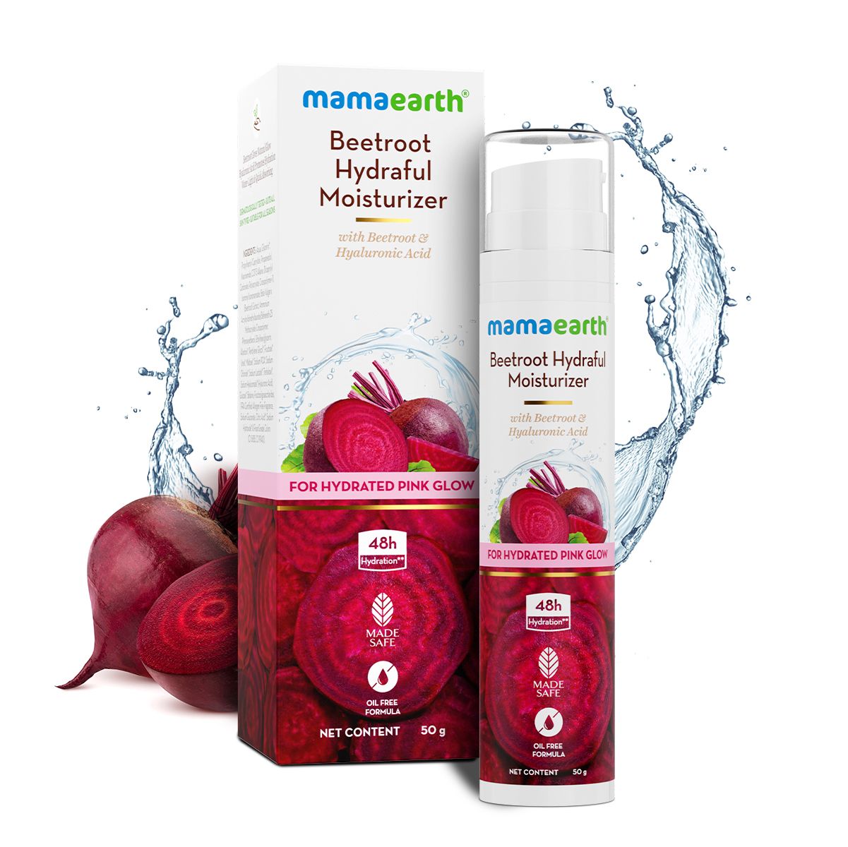 Beetroot Hydraful Moisturizer With Beetroot & Hyaluronic Acid - 50 g