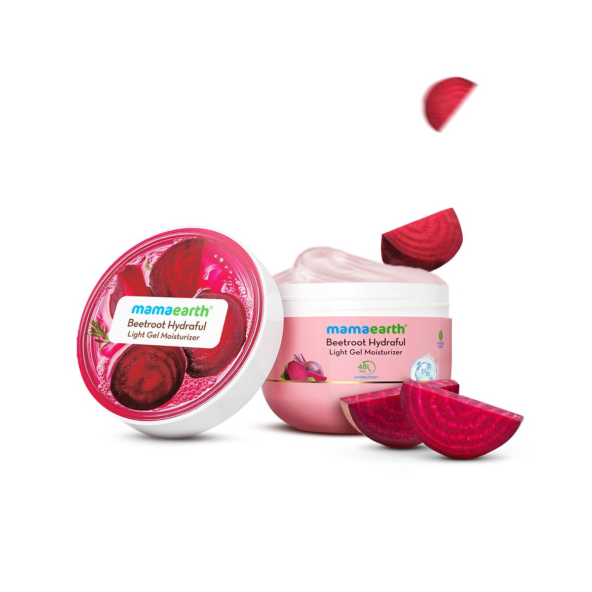 Beetroot Hydraful Light Gel Moisturizer with Beetroot & Hyaluronic Acid for Hydrated Pink Glow - 200 g