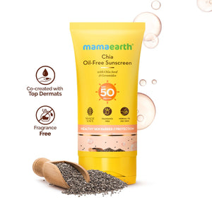 Chia Oil-Free Sunscreen SPF 50 PA++++ 50g tube