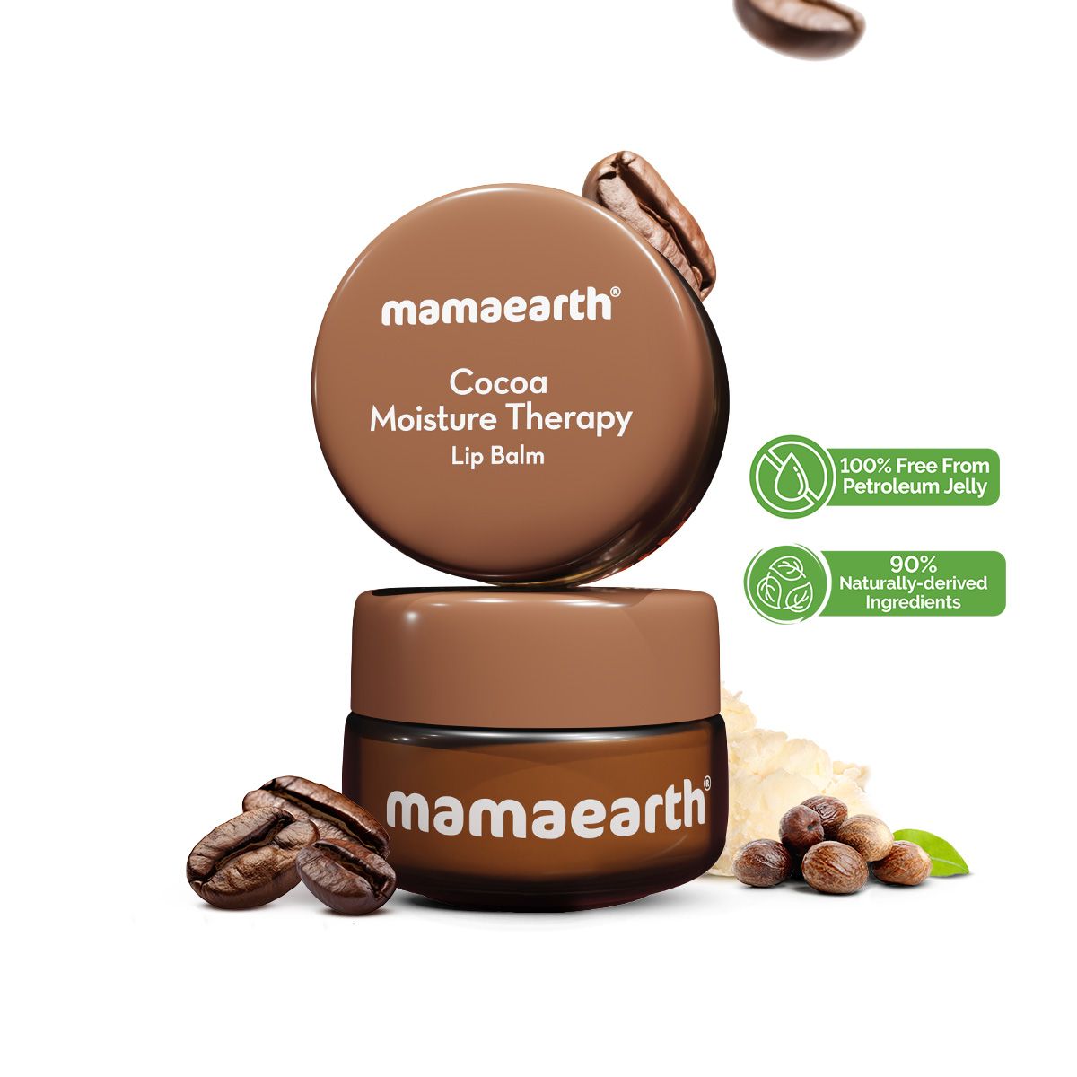 Cocoa Moisture Therapy Lip Balm with Cocoa Butter & Coffee for Dry & Chapped Lips 15 g