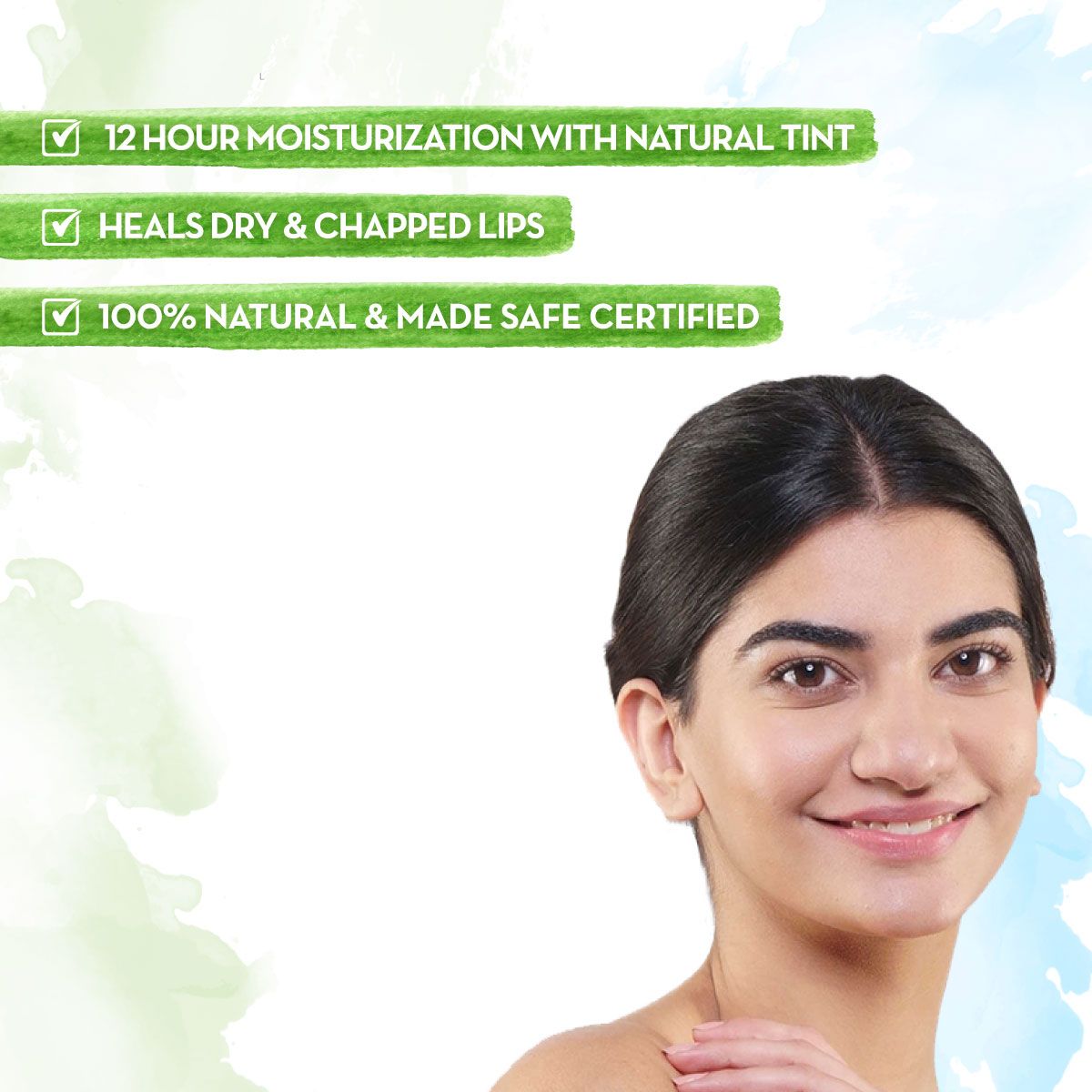 CoCo Tinted Natural Lip Balm for 12 Hour Moisturization