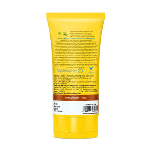 Ubtan Detan Sunscreen tube front back view