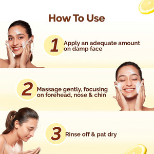 Vitamin C face wash how to use guide
