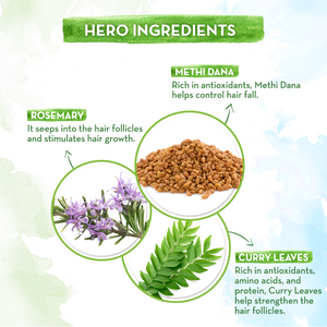 mamaearth rosemary hair oil ingredients