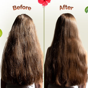 Mamaearth Kerala Thaali shampoo before and after results