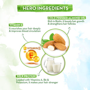 Mamaearth Almond Hair Mask with Cold Pressed Almond Oil & Vitamin E