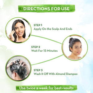 How To Use Mamaearth Almond Hair Mask