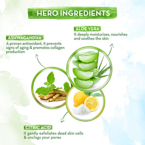 Aloe Vera Night Cream with Aloe Vera and Ashwagandha