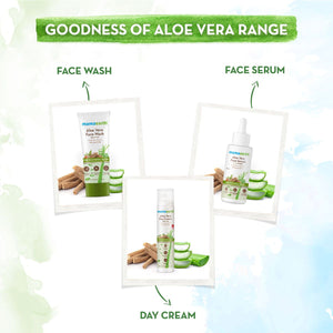 The Mamaearth aloe vera range's