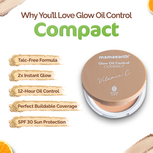 almond shade compact powder