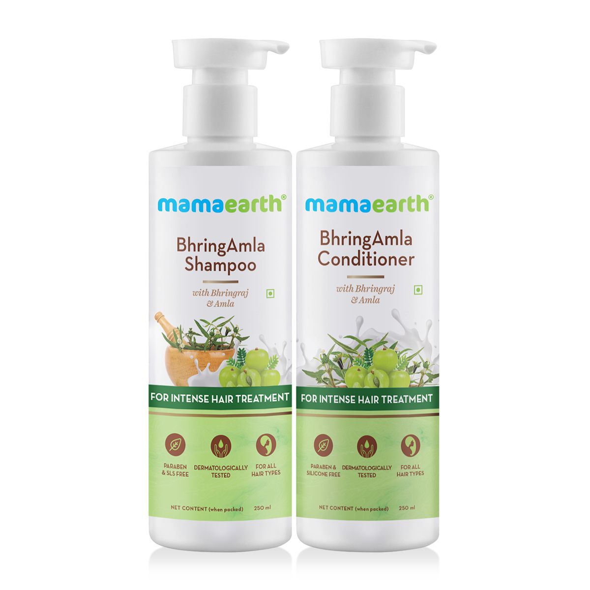BhringAmla Shampoo and Conditioner Combo - 250ml + 250ml
