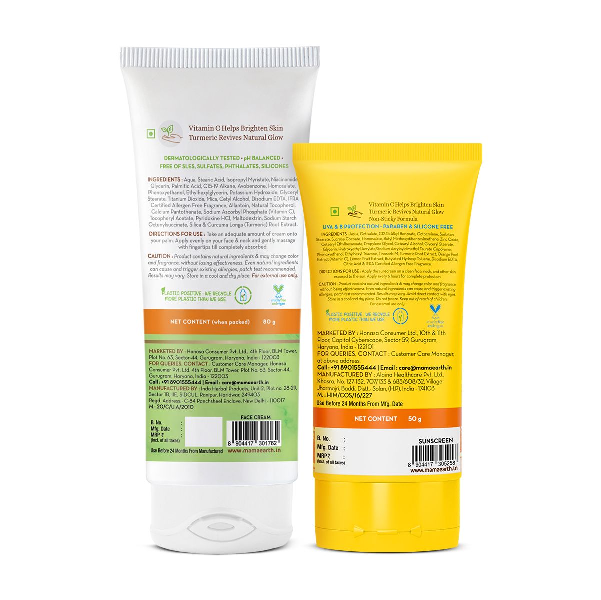 Vitamin C Daily Glow Duo - 50gm + 80gm