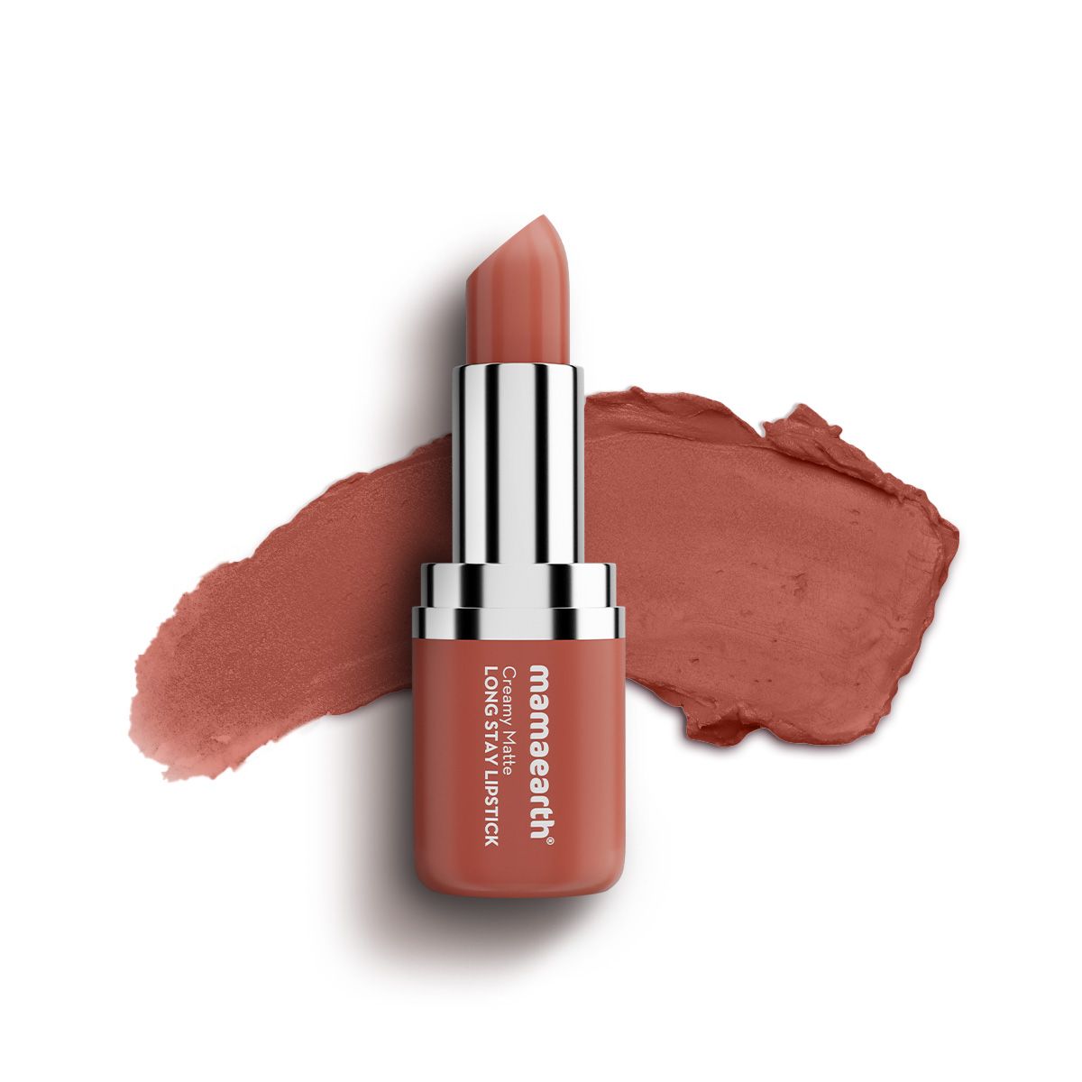 Creamy Matte Long Stay Lipstick with Murumuru Butter and Vitamin E - 4.2g | Brown Truffle