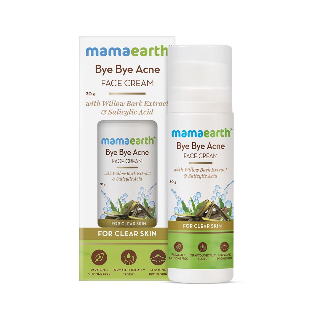 Acne Face Cream with Willow Bark Extract