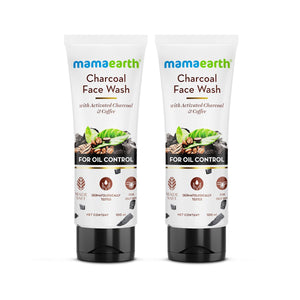 Charcoal Facewash for Oil Control - 100ml (Pack Of 2)
