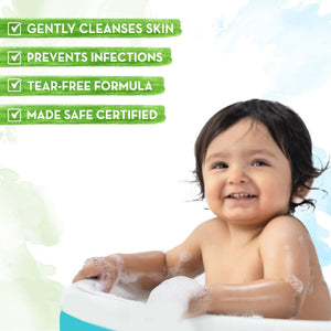 Coco Soft Body Wash gently cleanses prevents infections tear free made safe certified
