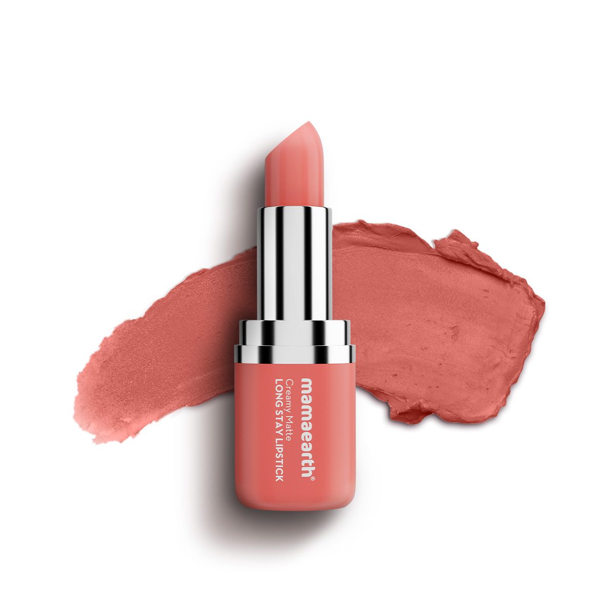 Creamy Matte Long Stay Lipstick with Murumuru Butter and Vitamin E - 4.2g | Coral Bloom