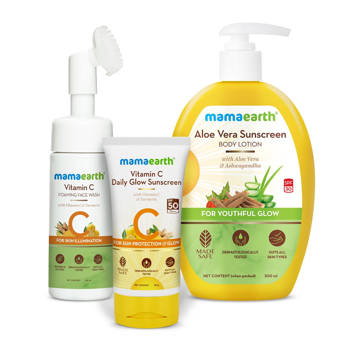Cleanse, Protect & Glow Combo