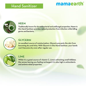 hand sanitizer with natural ingredients and alcohol