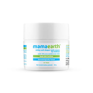Milky Soft Diaper Rash Cream 50g jar front view