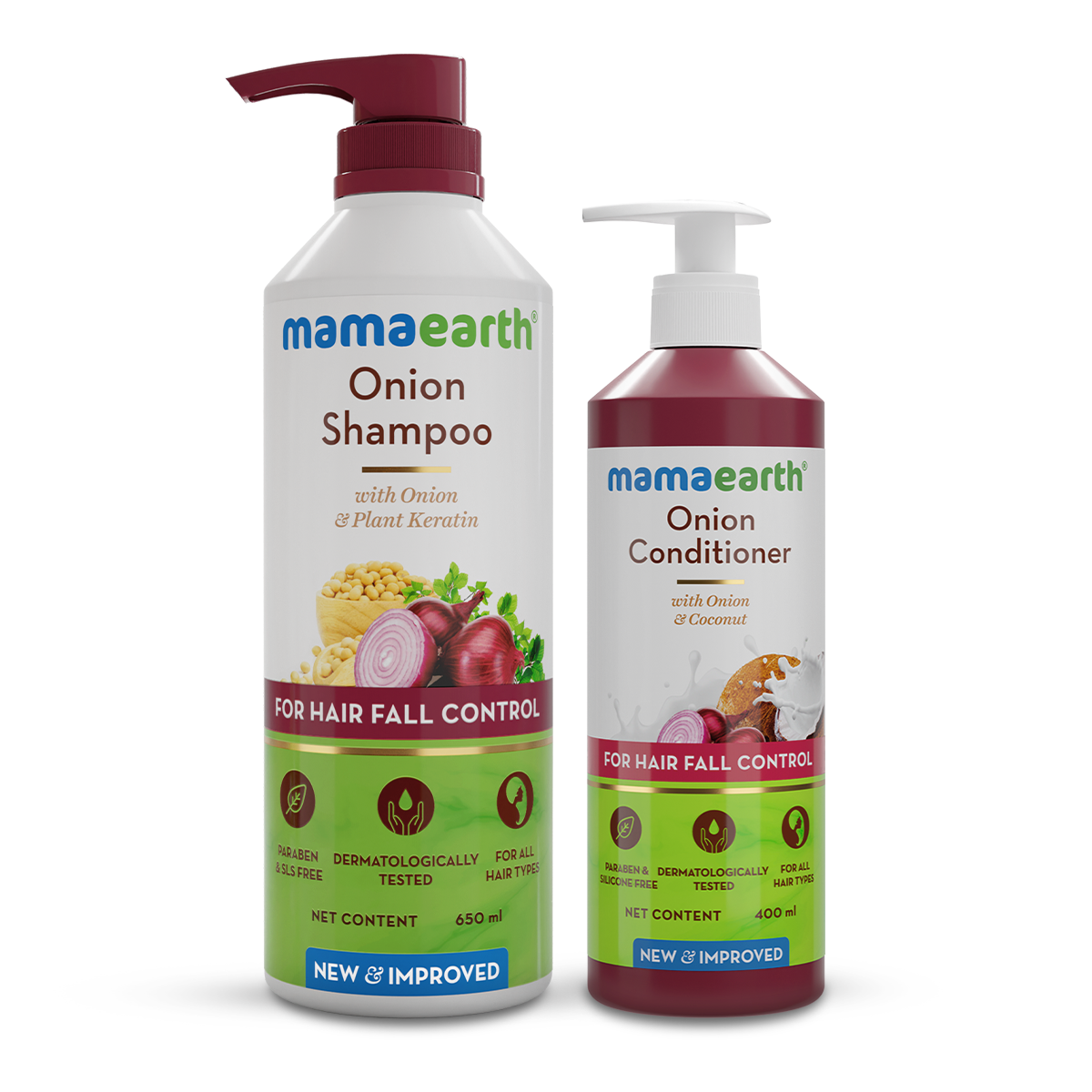 Onion Hair Fall Control Combo - 650 ml + 400 ml