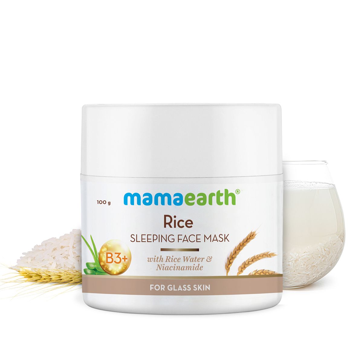 Rice Sleeping Face Mask