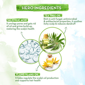 Tea tree hair oil booster ingredients