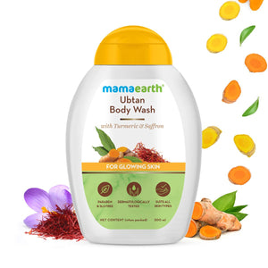 Ubtan Body Wash for Women and Men, Skin Brightening Body Wash