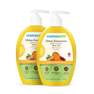 Ubtan Sunscreen Body Lotion SPF 30 300ml pack of 2
