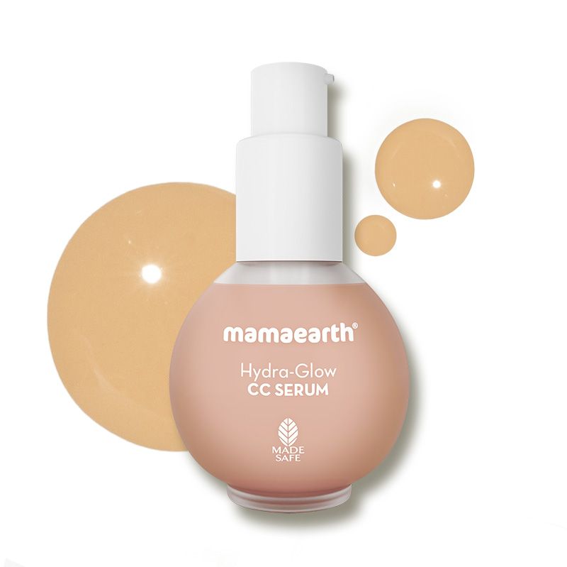 Mamaearth Hydra-Glow CC Serum with Vitamin C & Hyaluronic Acid - Vanilla - 30 ml