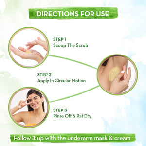 Vitamin C Underarm Scrub with Vitamin C and Turmeric