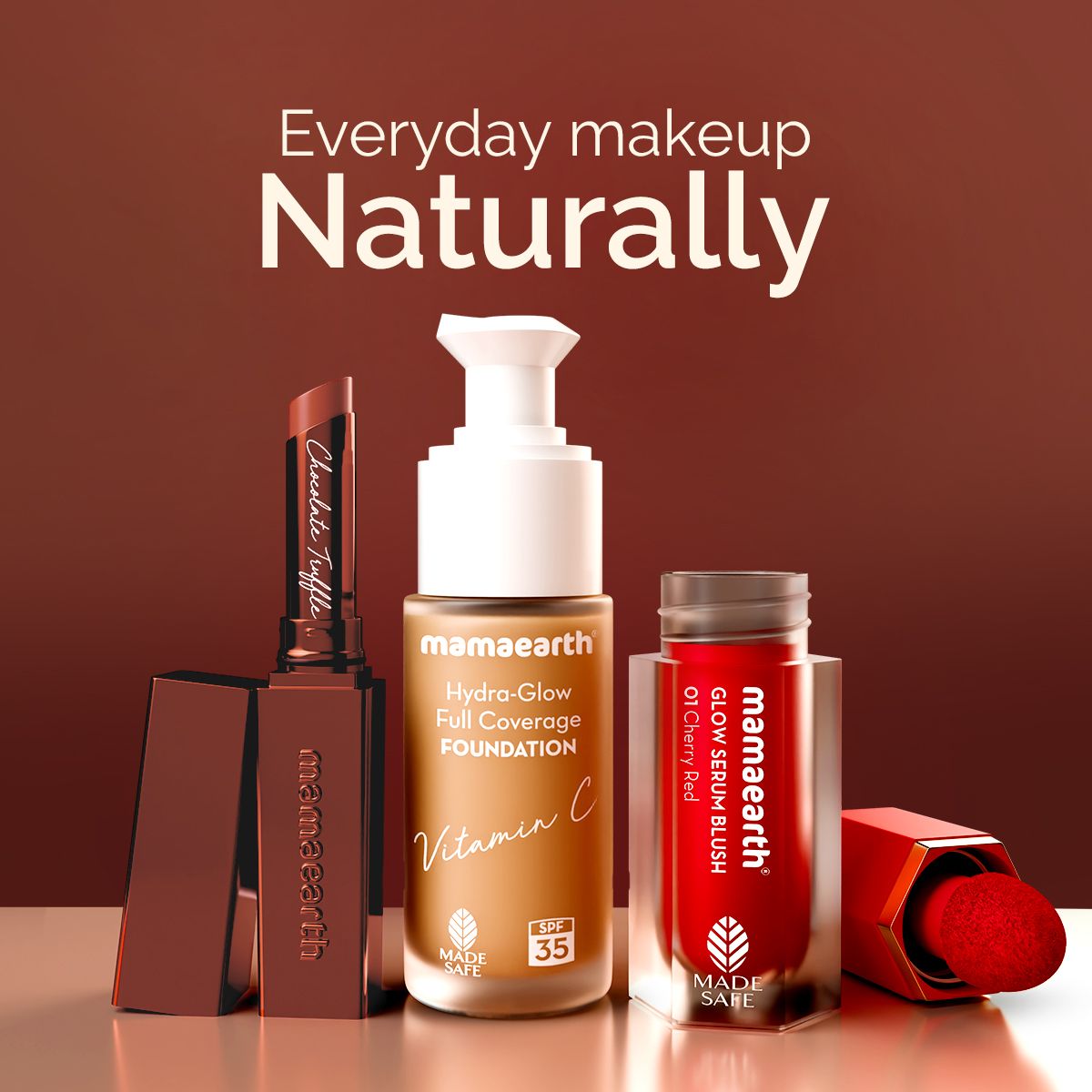 Luxe Matte Long Stay Lipstick with Passion Fruit Oil & Vitamin E   -2g | Chocolate Truffle