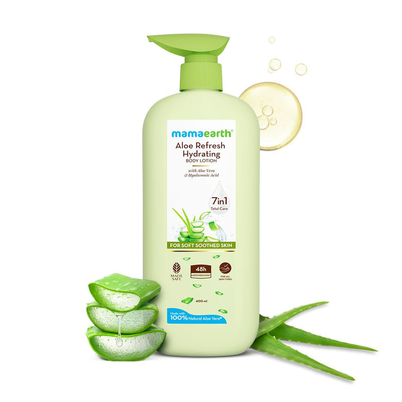 Mamaearth Aloe Refresh Hydrating Body Lotion - 400 ml
