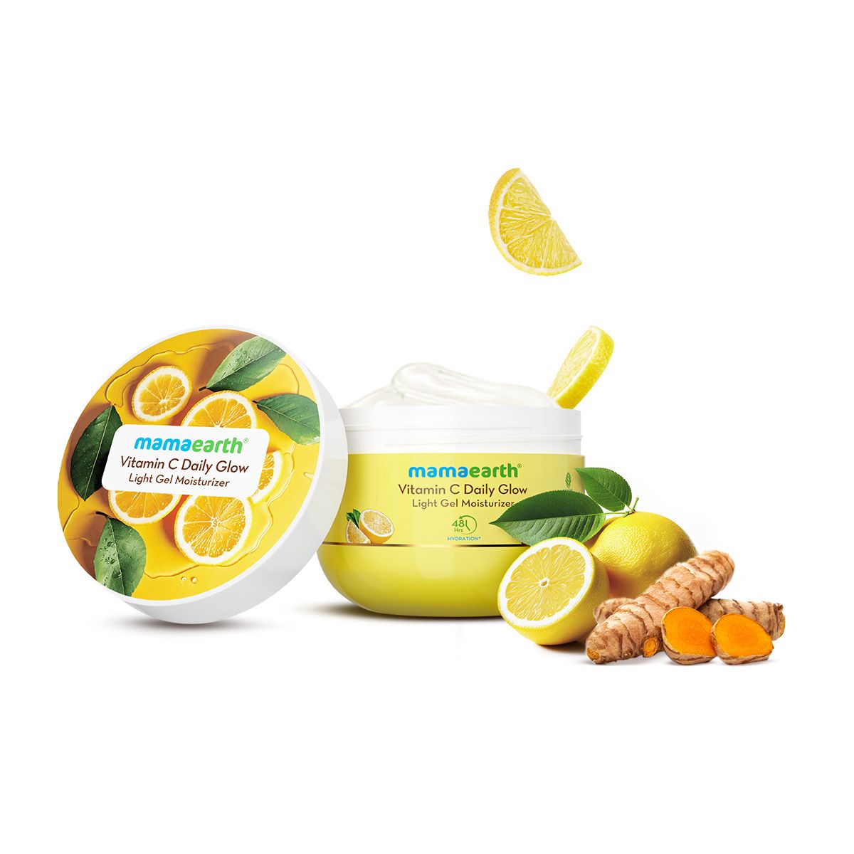 Vitamin C Daily Glow Light Gel Moisturizer with Vitamin C & Turmeric for Skin Brightening - 200 g