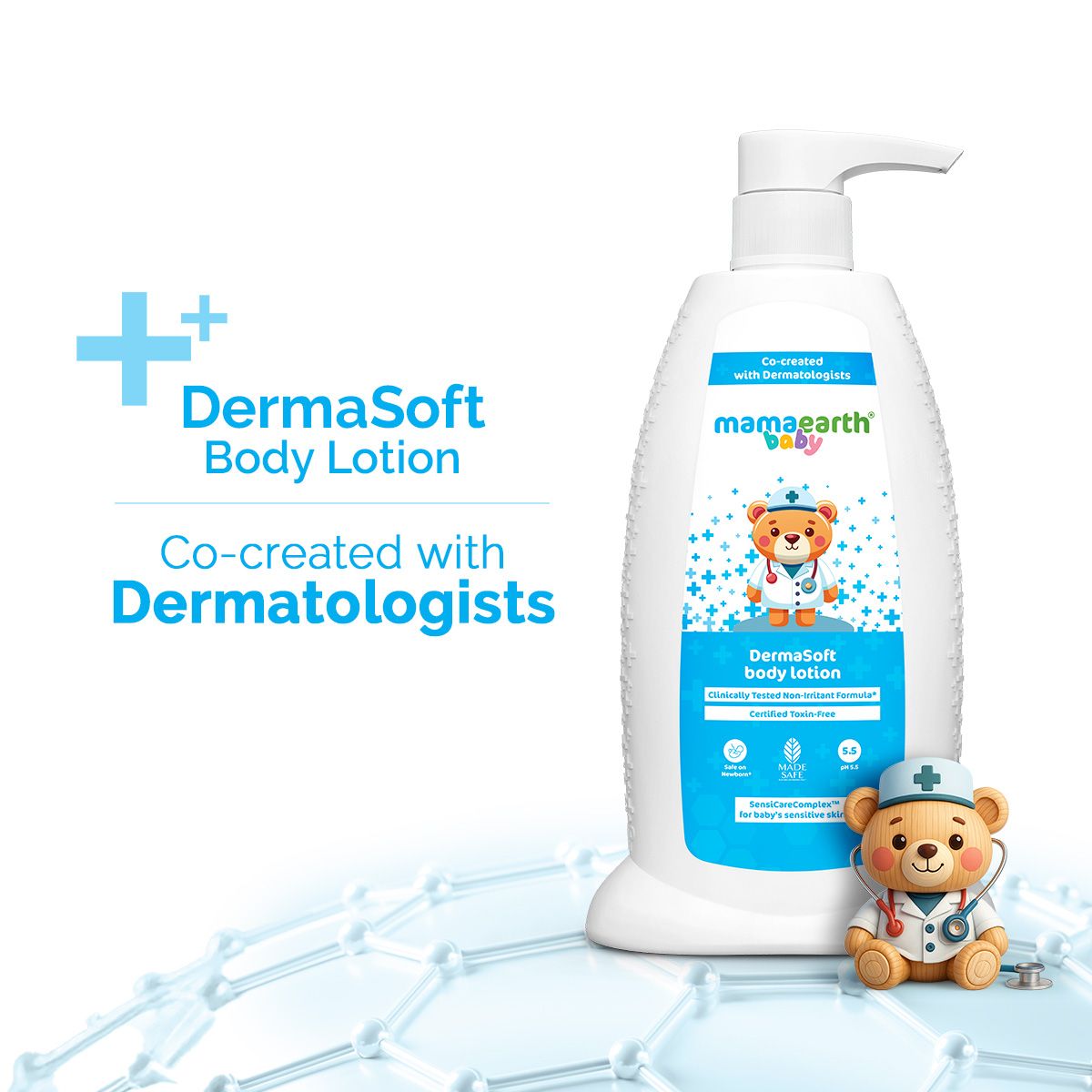 Baby DermaSoft Body Lotion for Baby's Sensitive Skin - 250 ml
