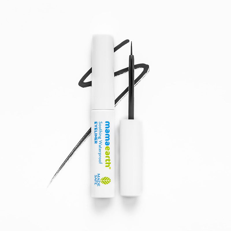 Soothing Waterproof Eyeliner with Almond Oil & Castor Oil for 10 Hour Long Stay - 3.5 ml