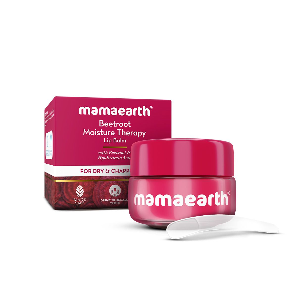 Beetroot Moisture Therapy Lip Balm with Beetroot & Hyaluronic Acid for Dry & Chapped Lips- 15 g (Pack of 2)