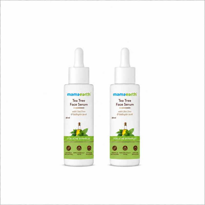 Tea Tree Face Serum for Acne and Pimples - 30 ml (Pack of 2)