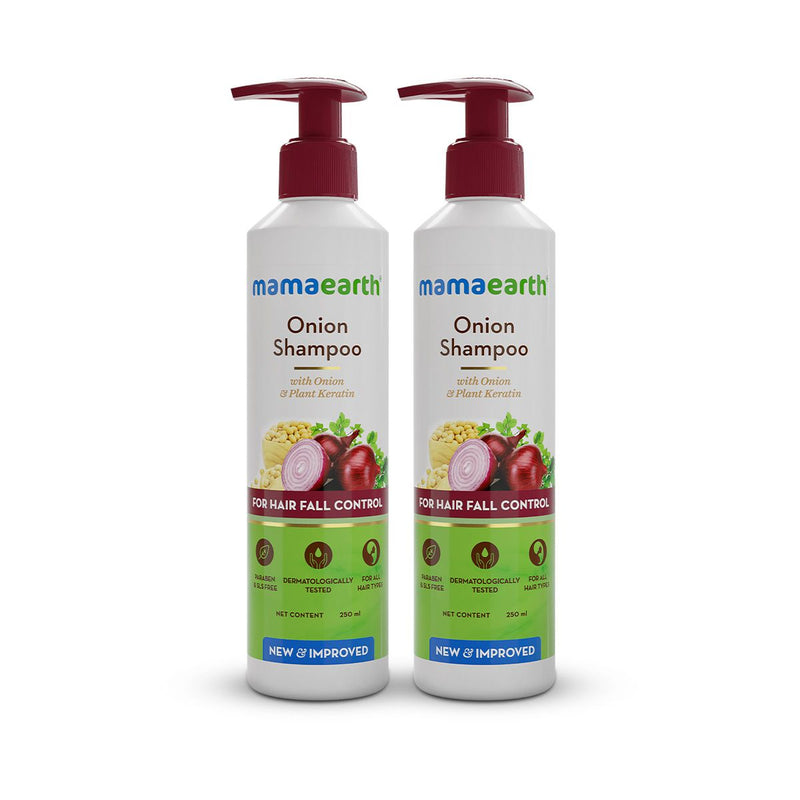 Onion Shampoo for Hair Growth and Hair Fall Control (250 ml) - Pack Of 2