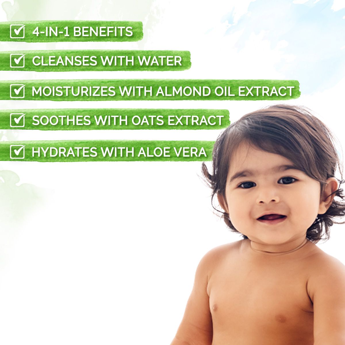 Mamaearth Baby 99% Pure Water Gentle Towel Wipes - 72 pcs