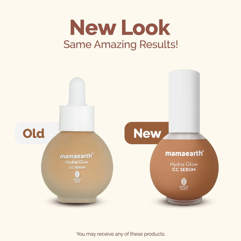 Mamaearth Hydra-Glow CC Serum with Vitamin C & Hyaluronic Acid - Honey -  30 ml