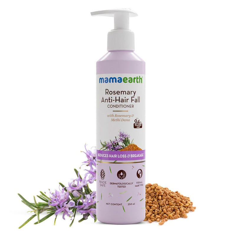 Rosemary Anti-Hair Fall Conditioner with Rosemary & Methi Dana for Reducing Hair Loss & Breakage - 250 ml