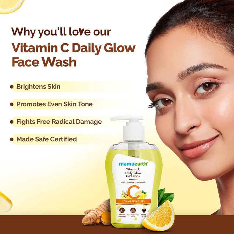 Vitamin C Face Wash with Vitamin C and Turmeric for Skin Illumination - 250ml