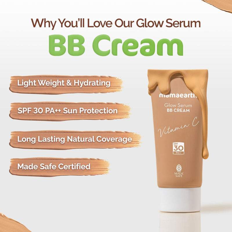 Glow Serum BB Cream with Vitamin C & Turmeric - 25 g