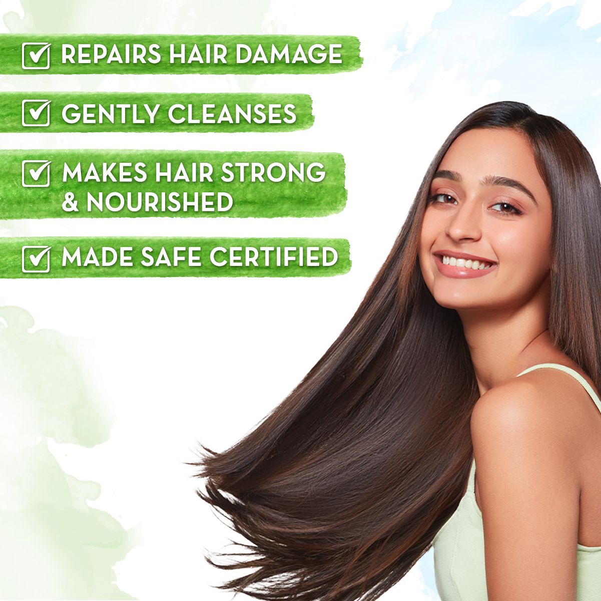 mamaearth hibiscus shampoo for smooth shiny hair