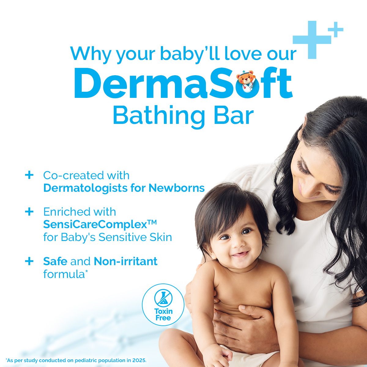 Baby DermaSoft Bathing Bar - 75 g