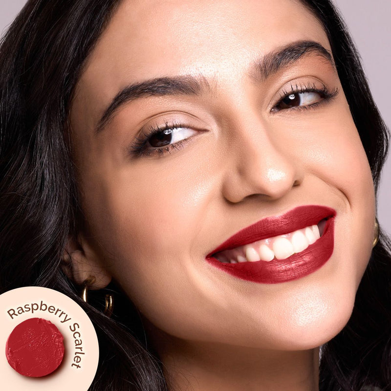 Moisture Matte Long Stay Lipstick - 2g | Raspberry Scarlet