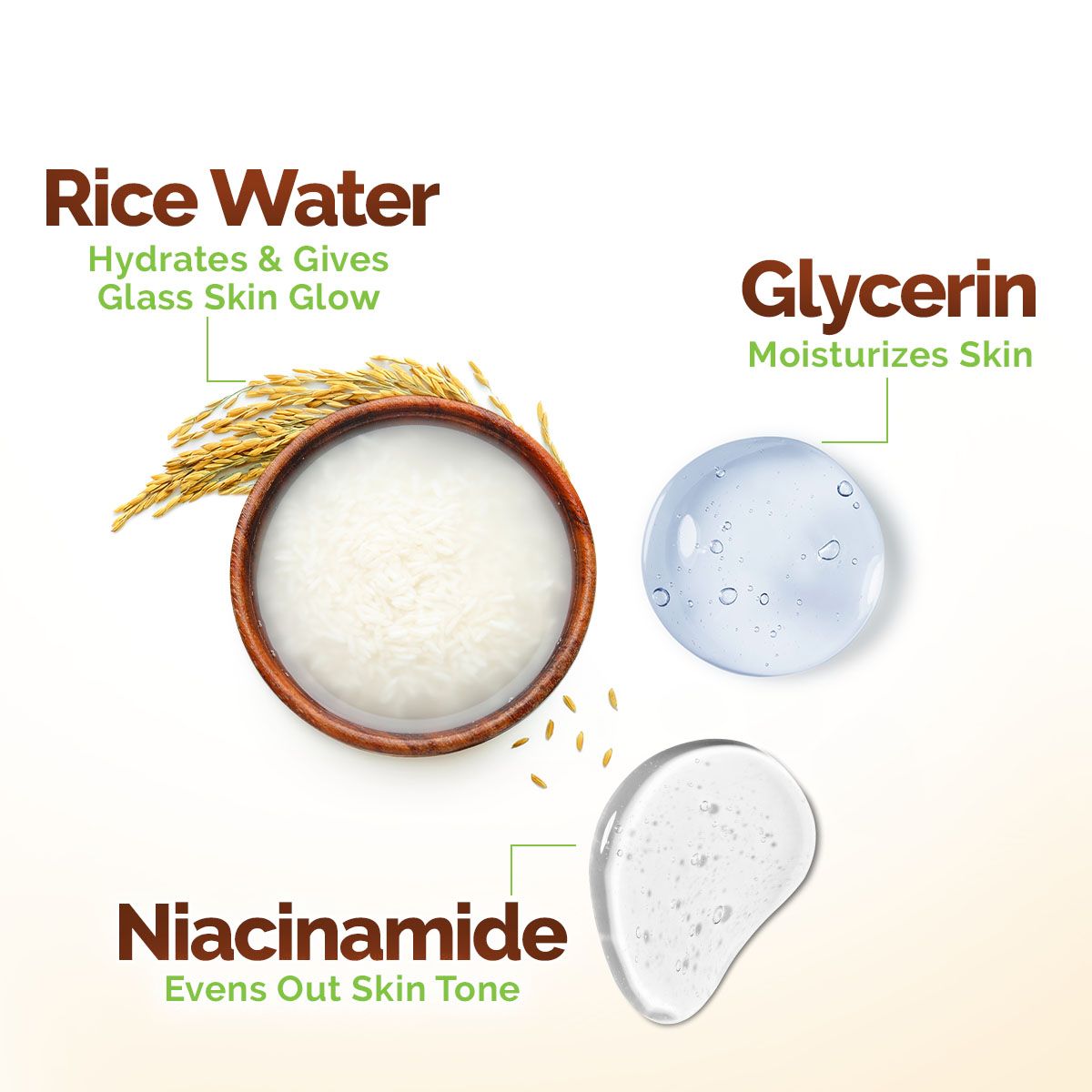 Rice Water Moisturizing Body Wash with Rice Water & Hydrating Lily for Dewy Glass Skin - 500 ml