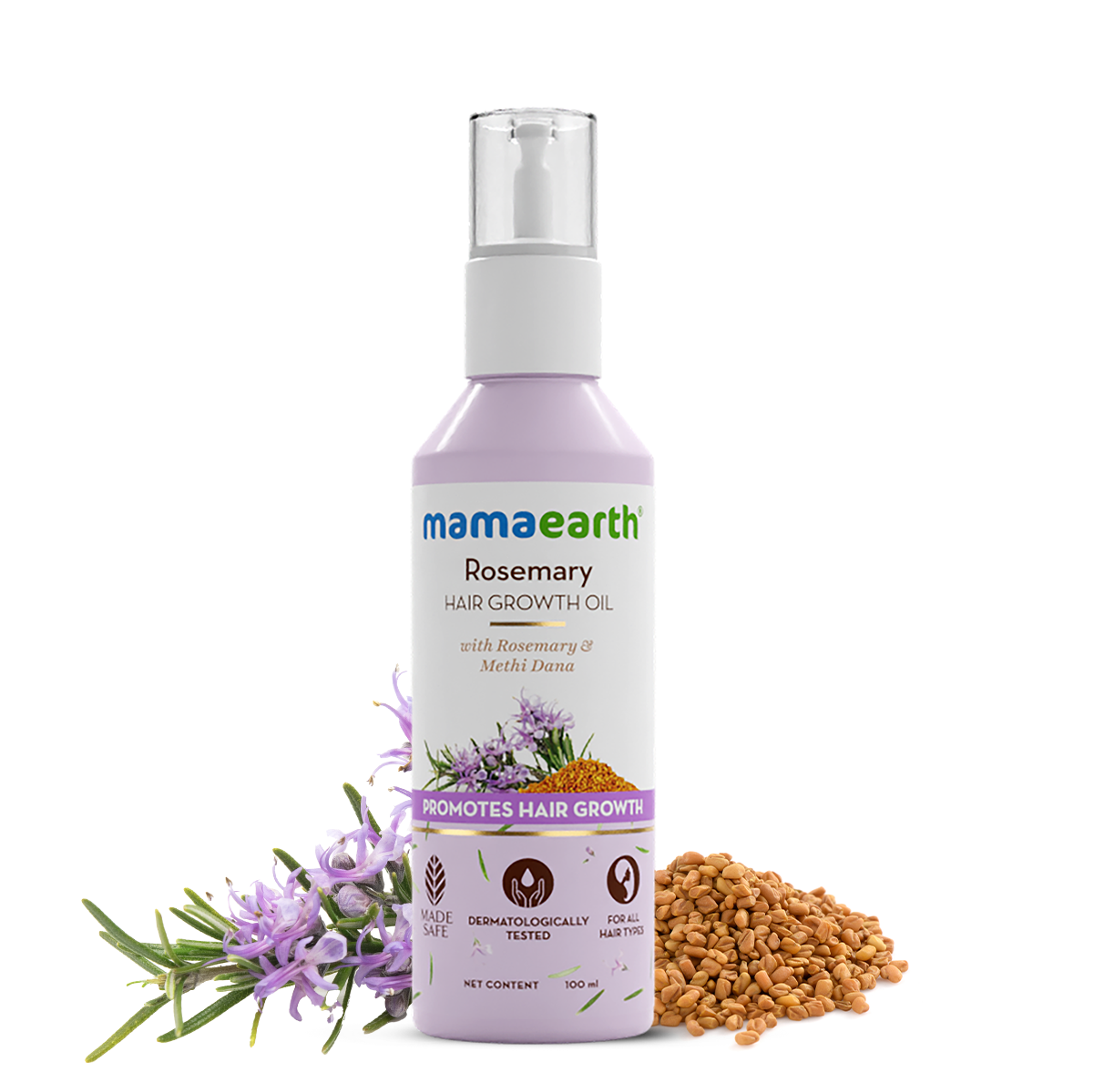 Rosemary Hair Growth Oil with Rosemary & Methi Dana for Promoting Hair Growth - 100 ml