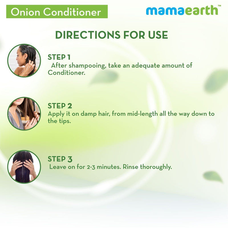 Hair Regrowth Combo : Onion Shampoo, 250ml and Onion Conditioner, 250ml